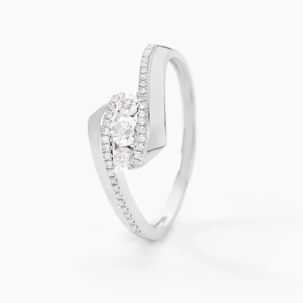 Bague Barbara Or Blanc Diamant