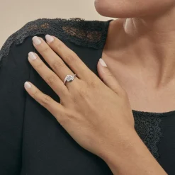 Bague Barbara Or Blanc Diamant