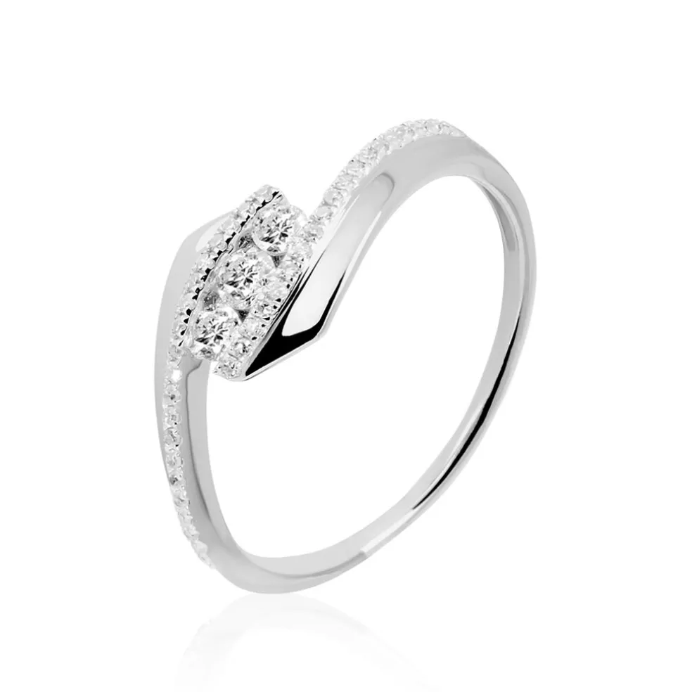 Bague Barbara Or Blanc Diamant