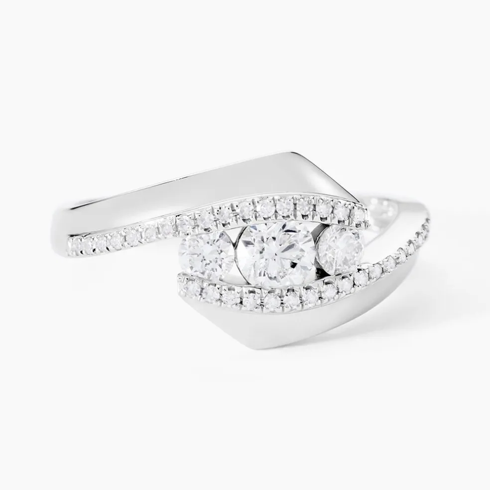 Bague Barbara Or Blanc Diamant
