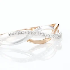 Bague Batista Or Bicolore Diamant