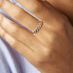 Bague Berinice Or Jaune Diamant