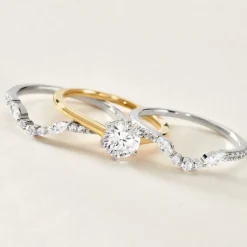 Bague Berlin Argent Bicolore Oxyde De Zirconium