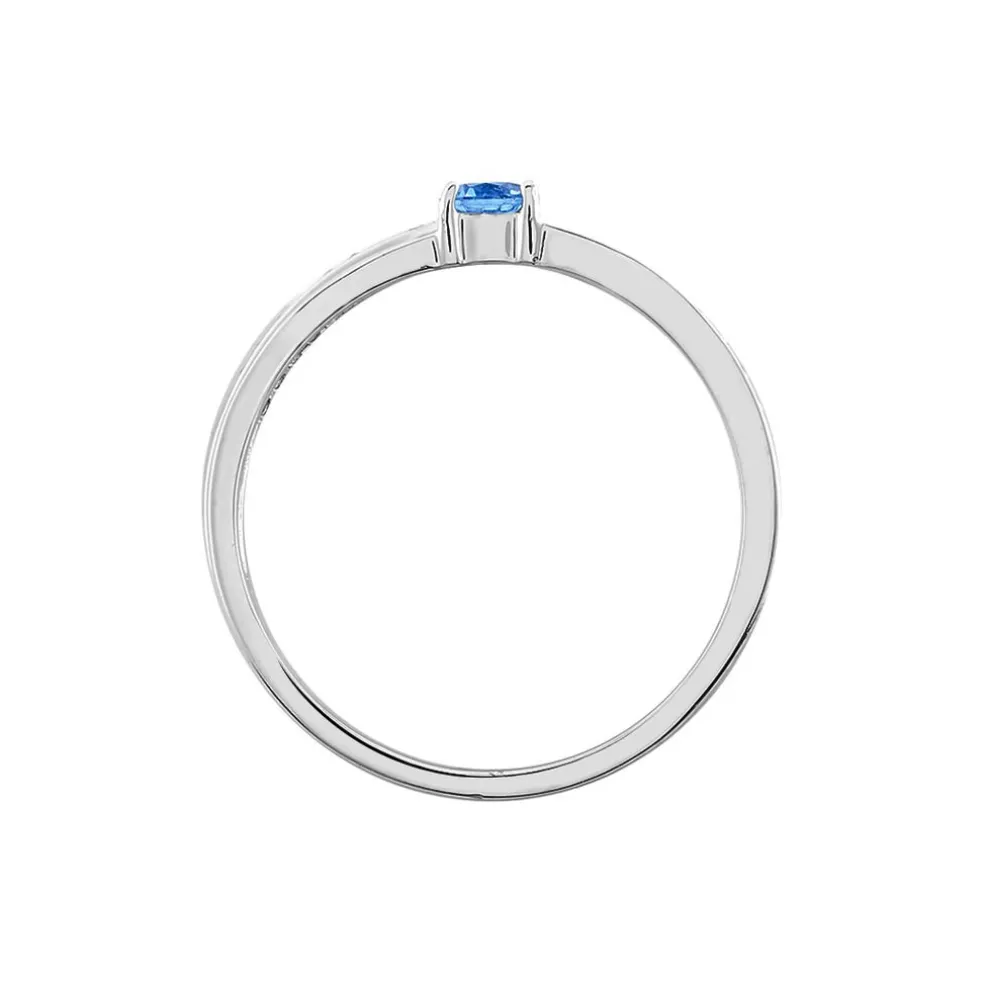 Bague Bertheline Argent Blanc Oxyde De Zirconium
