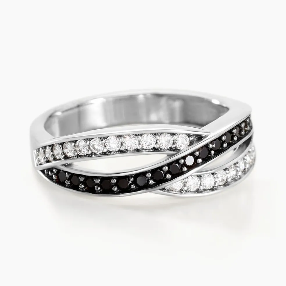 Bague Bethany Argent Blanc Oxyde De Zirconium