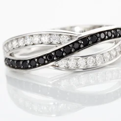 Bague Bethany Argent Blanc Oxyde De Zirconium