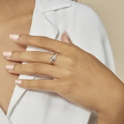 Bague Bodil Or Bicolore Diamant