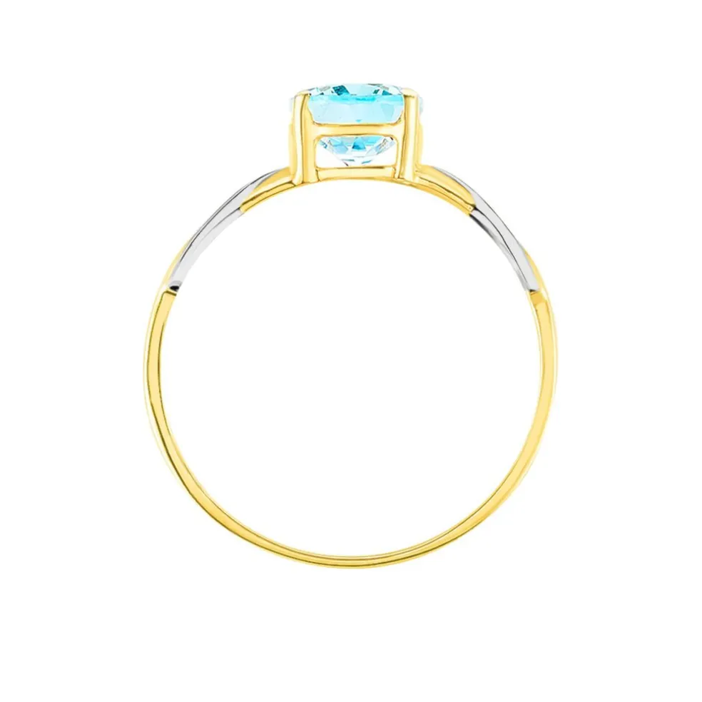 Bague Bonnie Or Bicolore Topaze