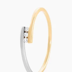 Bague Brooke Or Bicolore Diamant