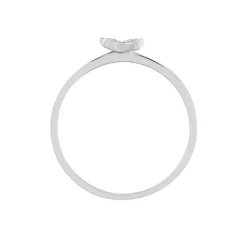 Bague Cadfan Argent Blanc Oxyde De Zirconium