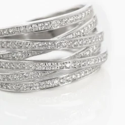 Bague Caledonia Argent Blanc Oxyde De Zirconium