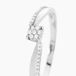 Bague Callysta Or Blanc Diamant