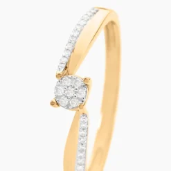 Bague Callysta Or Jaune Diamant
