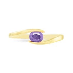 Bague Camilia Or Jaune Amethyste