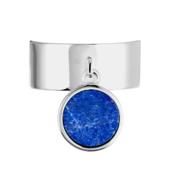 Bague Camillo Argent Blanc Lapis Lazuli
