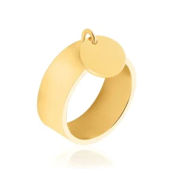 Bague Capri Acier Jaune