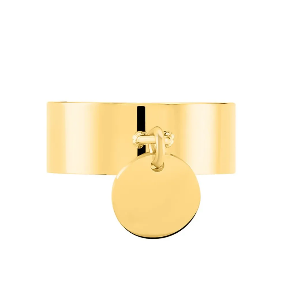 Bague Capri Acier Jaune