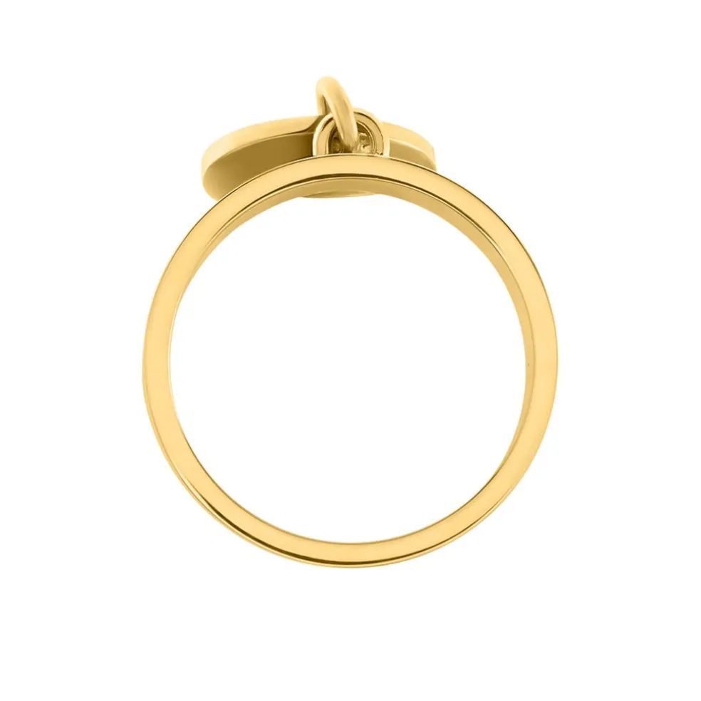 Bague Capri Acier Jaune