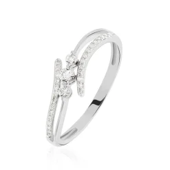 Bague Carey Or Blanc Diamant
