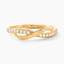 Bague Cass Or Jaune Oxyde