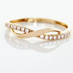 Bague Cass Or Jaune Oxyde