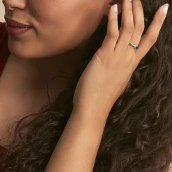 Bague Cassie Or Blanc Saphir Et Diamant