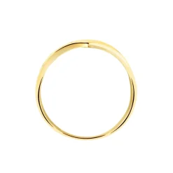 Bague Catharine 3 Rangs Or Jaune Diamant