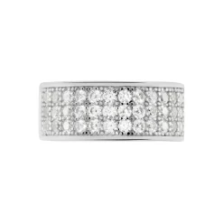 Bague Cecelia Argent Blanc Oxyde De Zirconium