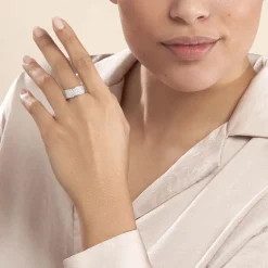 Bague Cecelia Argent Blanc Oxyde De Zirconium