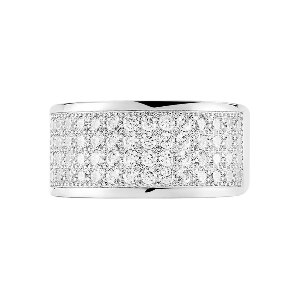 Bague Cecelia Argent Blanc Oxyde De Zirconium