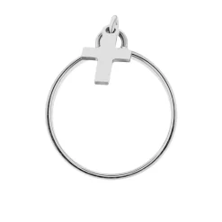 Bague Cecil Argent Blanc