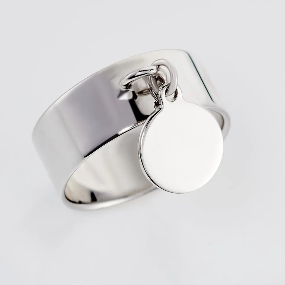 Bague Cecil Argent Blanc