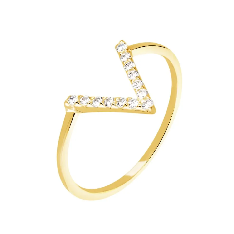 Bague Celene Or Jaune Oxyde De Zirconium