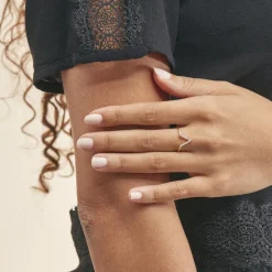 Bague Celene Or Jaune Oxyde De Zirconium