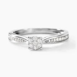 Bague Celia Or Blanc Diamant