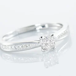 Bague Celia Or Blanc Diamant