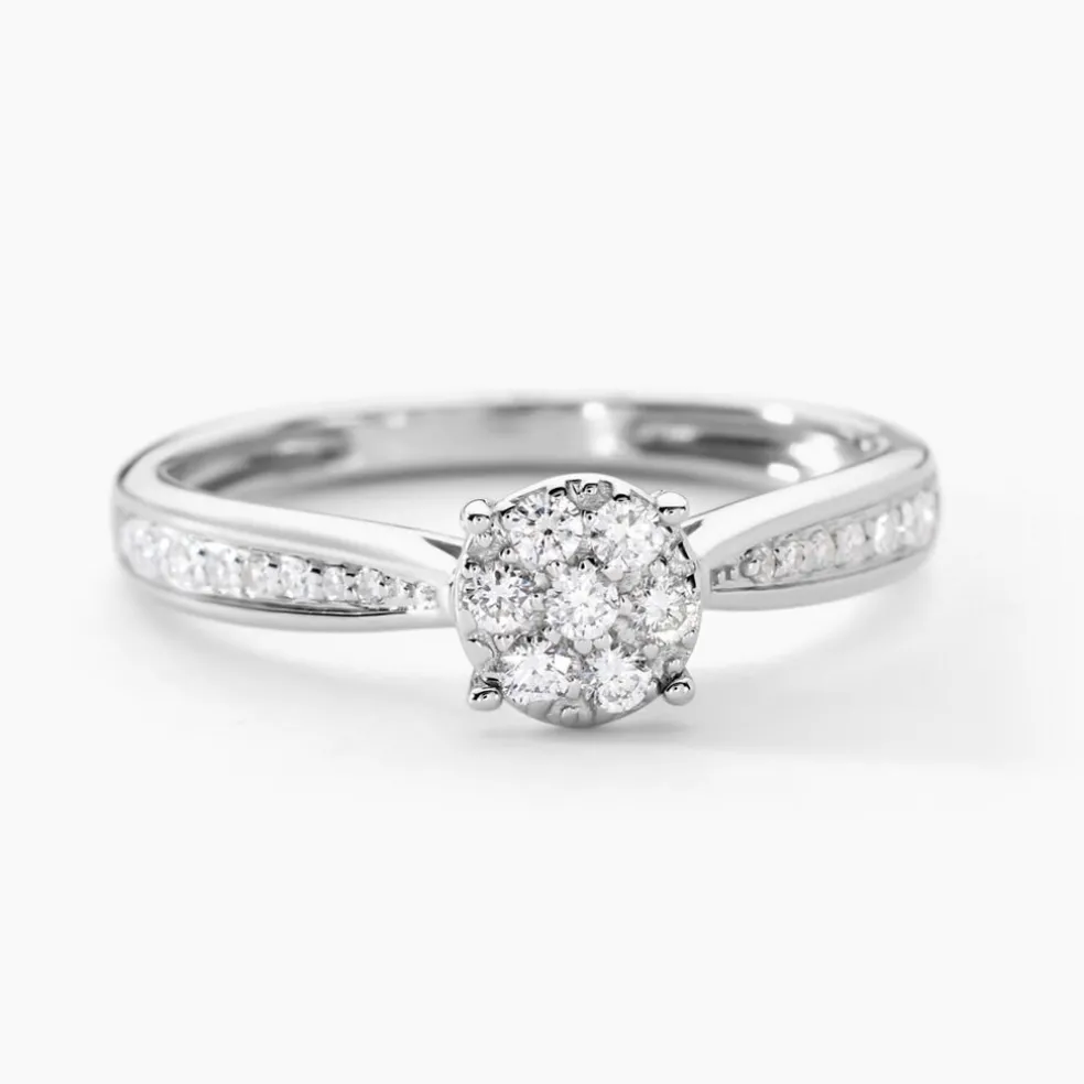 Bague Celia Or Blanc Diamant