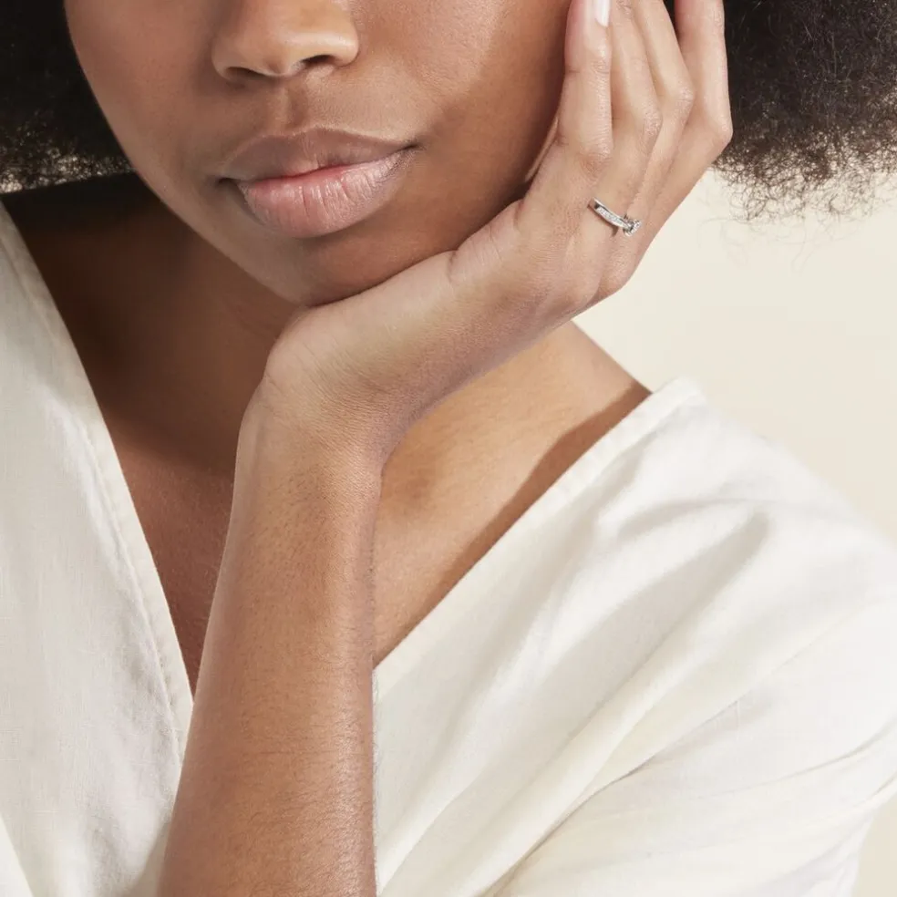 Bague Celia Or Blanc Diamant
