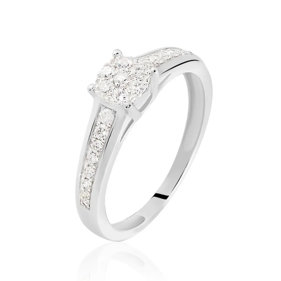 Bague Celia Or Blanc Diamant