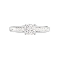 Bague Celia Or Blanc Diamant