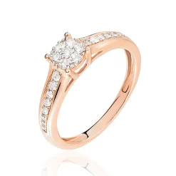 Bague Celia Or Rose Diamant