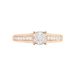 Bague Celia Or Rose Diamant