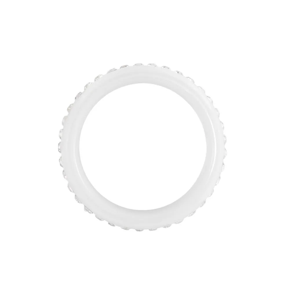 Bague Ceramik Design Ceramique Strass Et Céramique