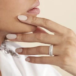 Bague Ceramik Design Ceramique Strass Et Céramique