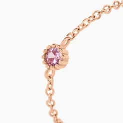 Bague Chaine Rio Selaron Argent Rose Oxyde De Zirconium