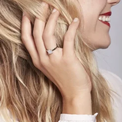 Bague Charlene Platine Blanc Diamant