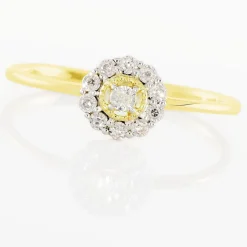 Bague Charletta Or Jaune Diamant