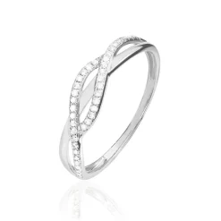 Bague Charlye Or Blanc Diamant