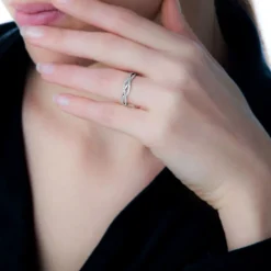 Bague Charlye Or Blanc Diamant