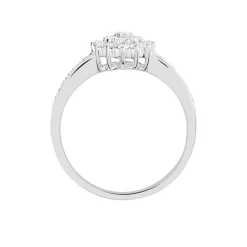 Bague Chou Or Blanc Diamant